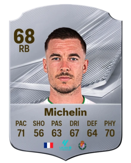 Michelin 68 Silver RB FC 27 card