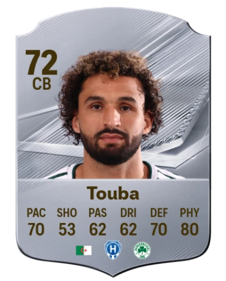 Touba 72 Silver CB FC 27 card