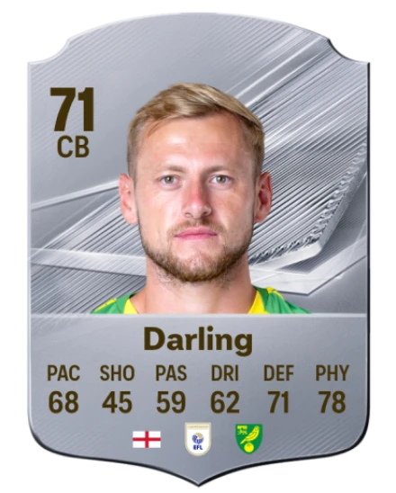 Darling 71 Common CB FC 26 card