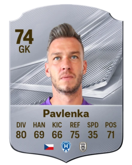 Pavlenka 74 Common GK FC 26 card