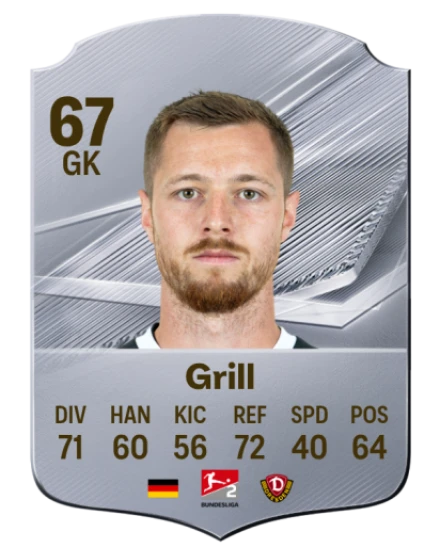 Grill 67 Silver GK FC 27 card