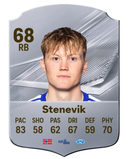 Stenevik 68 Common RB FC 26 card