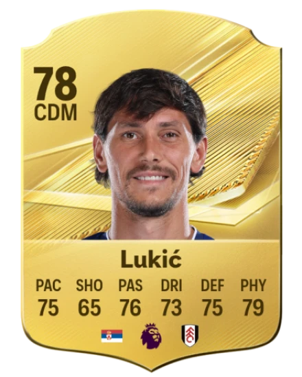 Lukić 78 Common CDM FC 26 card