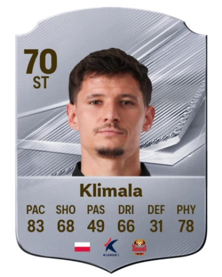 Klimala 70 Common ST FC 26 card