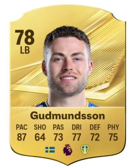 Gudmundsson 78 Common LB FC 26 card