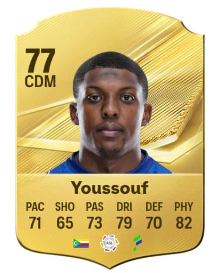 Youssouf 77 Common CDM FC 26 card