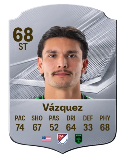 Vázquez 68 Silver ST FC 27 card