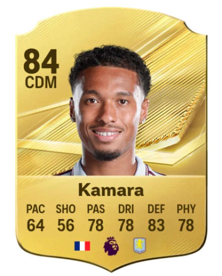 Kamara 84 Common CDM FC 26 card