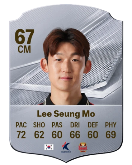 Lee Seung Mo 67 Silver CM FC 27 card