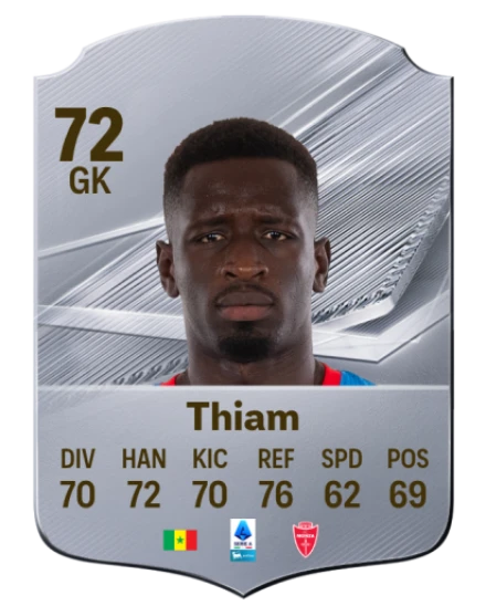 Thiam 72 Common GK FC 26 card