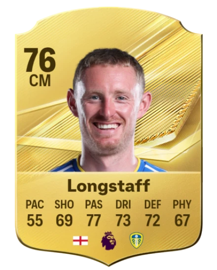 Longstaff 76 Gold CM FC 27 card