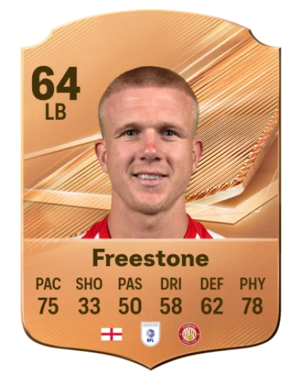 Freestone 64 Common LB FC 26 card