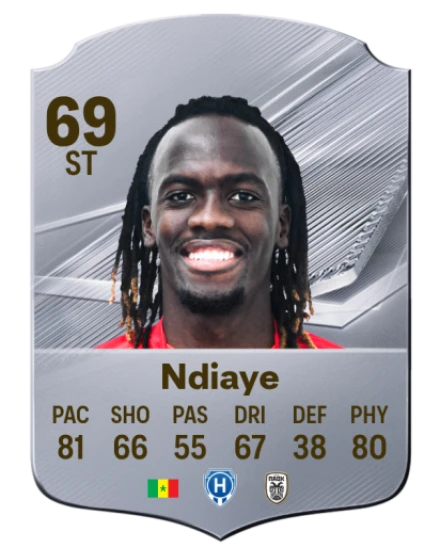 Ndiaye 69 Silver ST FC 27 card