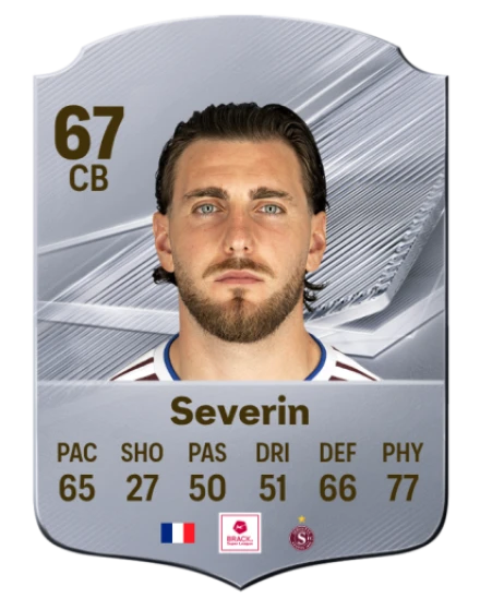 Severin 67 Silver CB FC 27 card
