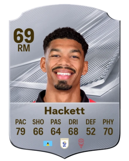 Hackett 69 Common RM FC 26 card