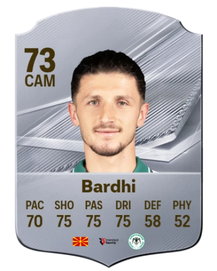 Bardhi 73 Common CAM FC 26 card