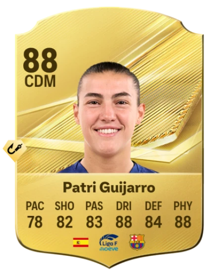 Patri Guijarro 88 Common CDM FC 26 card