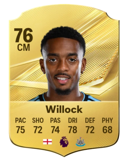 Willock 76 Gold CM FC 27 card