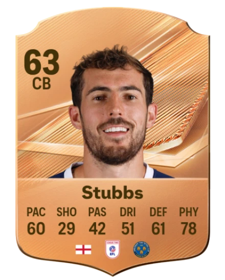 Stubbs 63 Common CB FC 26 card