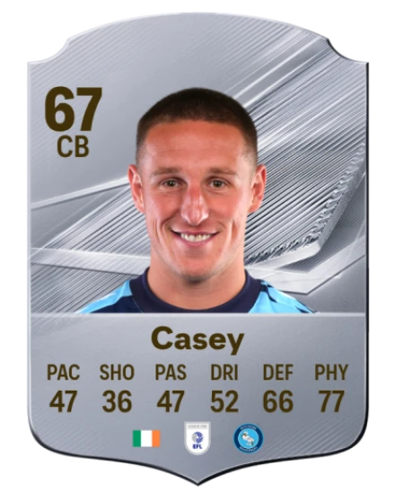 Casey 67 Common CB FC 26 card
