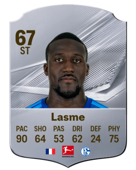 Lasme 67 Silver ST FC 27 card