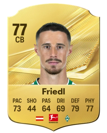 Friedl 77 Common CB FC 26 card