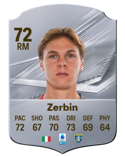 Zerbin 72 Common RM FC 26 card