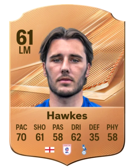 Hawkes 61 Bronze LM FC 27 card
