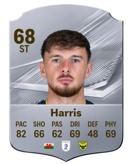 Harris 68 Silver ST FC 27 card