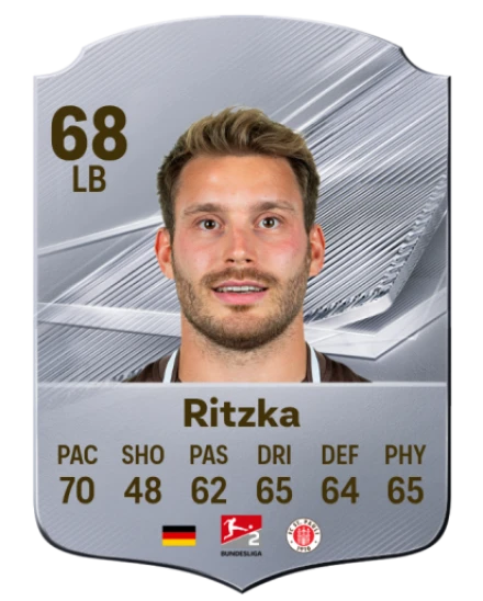 Ritzka 68 Silver LB FC 27 card