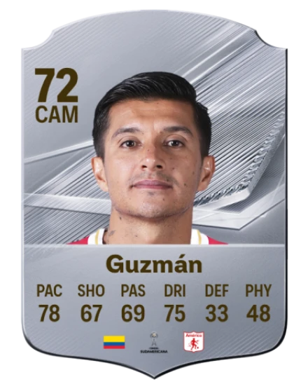Guzmán 72 Common CAM FC 26 card