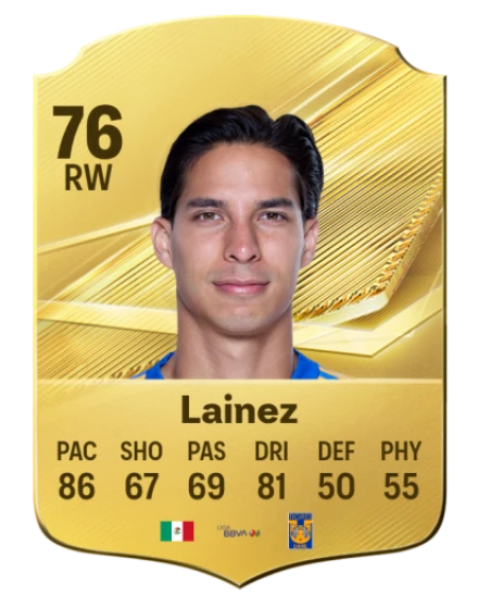 Lainez 76 Common RW FC 26 card