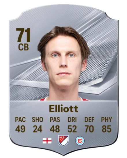 Elliott 71 Common CB FC 26 card