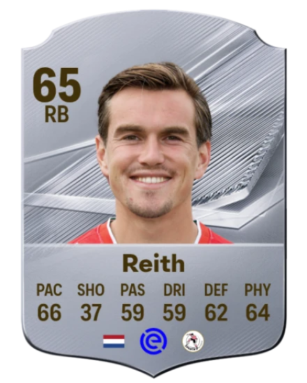 Reith 65 Silver RB FC 27 card