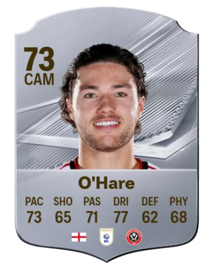 O'Hare 73 Rare CAM FC 26 card