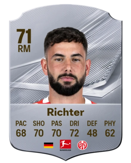 Richter 71 Silver RM FC 27 card