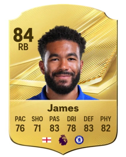 James 84 Common RB FC 26 card