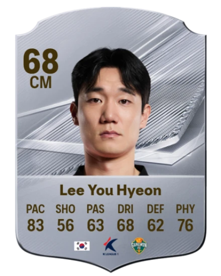 Lee You Hyeon 68 Common CM FC 26 card