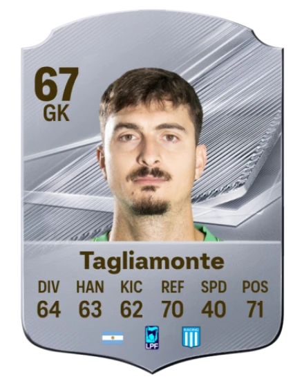 Tagliamonte 67 Silver GK FC 27 card