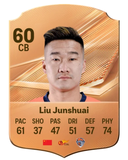 Liu Junshuai 60 Common CB FC 26 card
