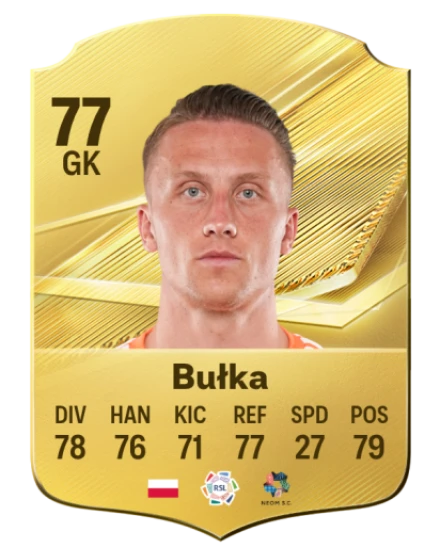 Bułka 77 Common GK FC 26 card
