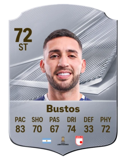 Bustos 72 Common ST FC 26 card