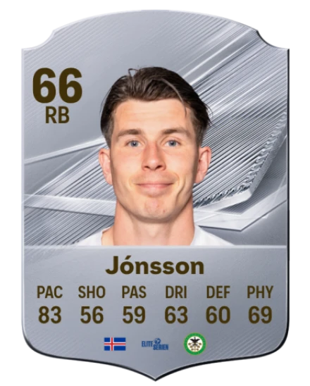 Jónsson 66 Common RB FC 26 card