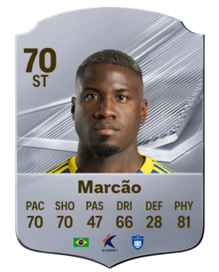 Marcão 70 Common ST FC 26 card
