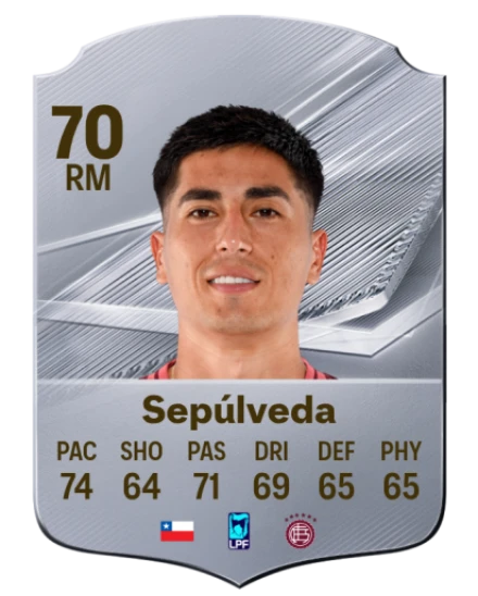 Sepúlveda 70 Silver RM FC 27 card