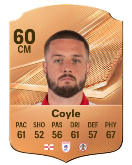 Coyle 60 Common CM FC 26 card