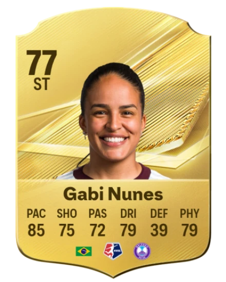 Gabi Nunes 77 Common ST FC 26 card