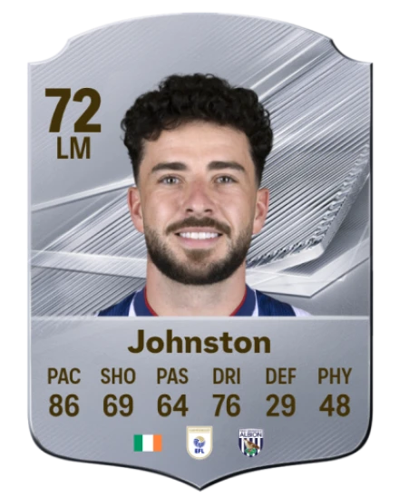 Johnston 72 Common LM FC 26 card