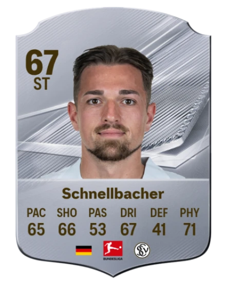 Schnellbacher 67 Silver ST FC 27 card