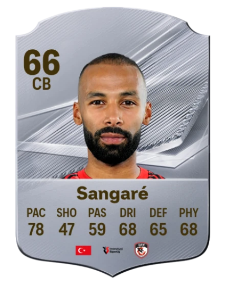 Sangaré 66 Silver CB FC 27 card